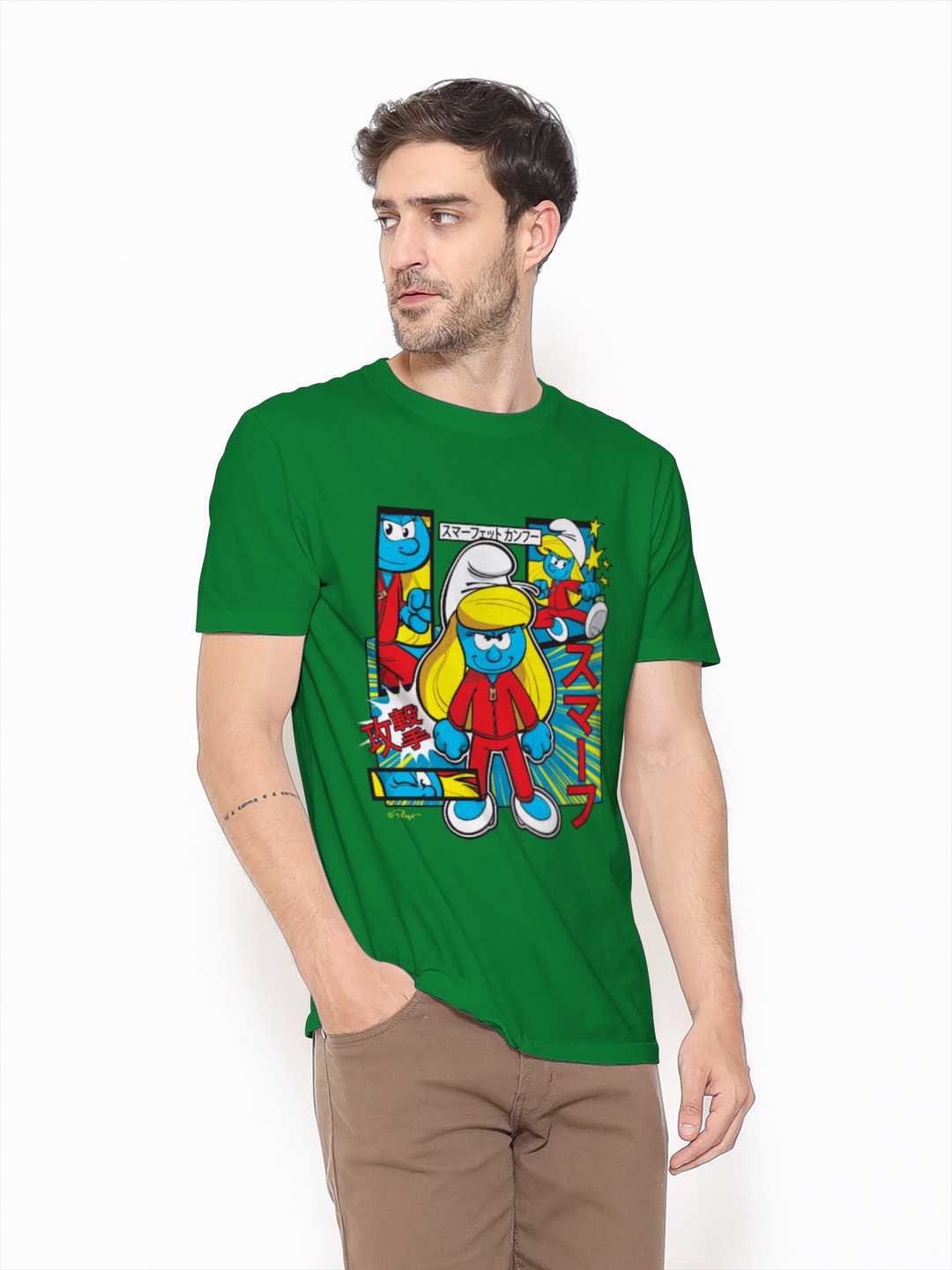 Smurfette Cute Kung Fu Unisex Regular Tee