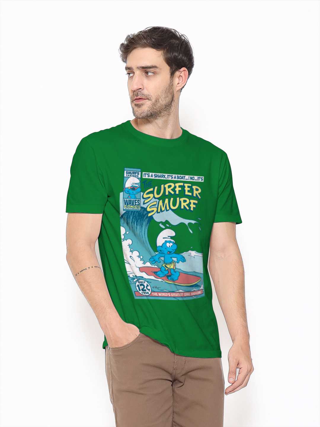 The Surfer Smurf Unisex Regular Tee