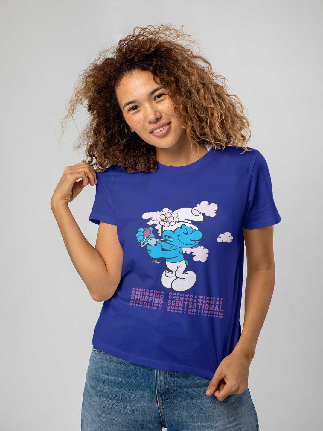 Scentsational Smurfs Regular Graphic Tee