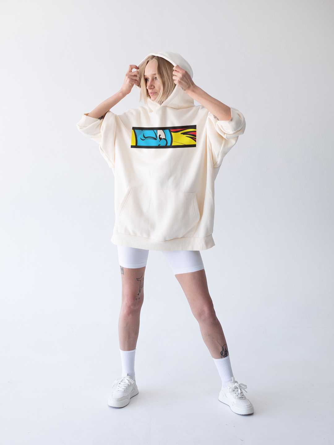 Smurfette Cute Kung Fu - Smurfs Pullover Hoodie