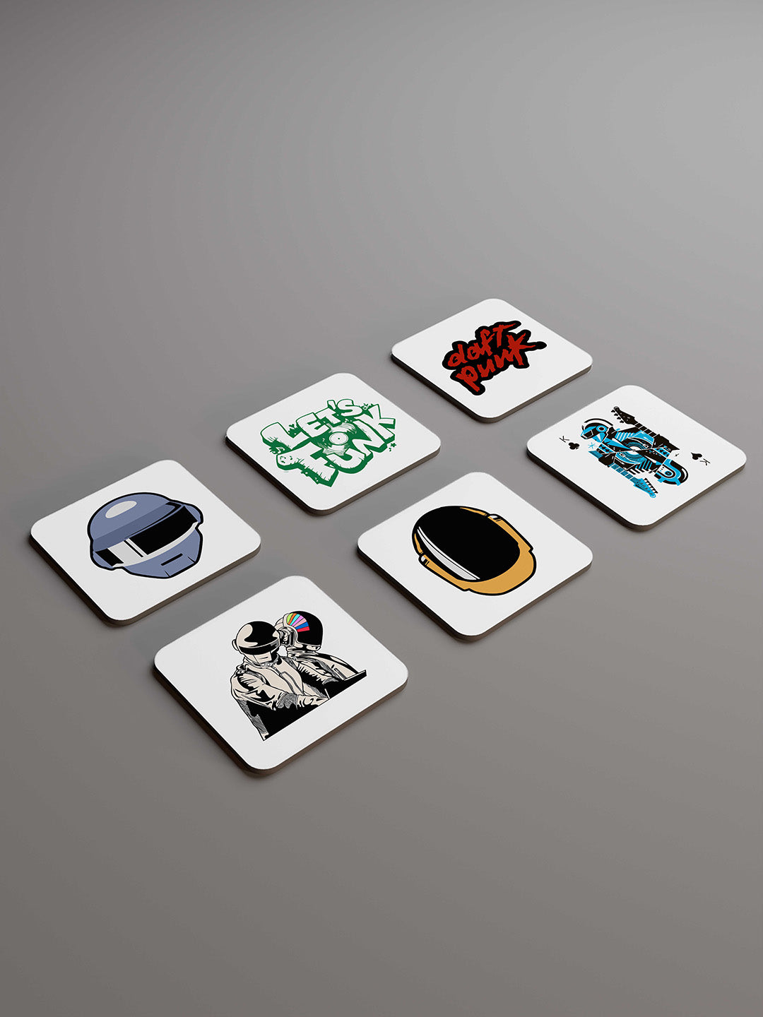 Lets Funk Graphic Coasters - Pack of 6