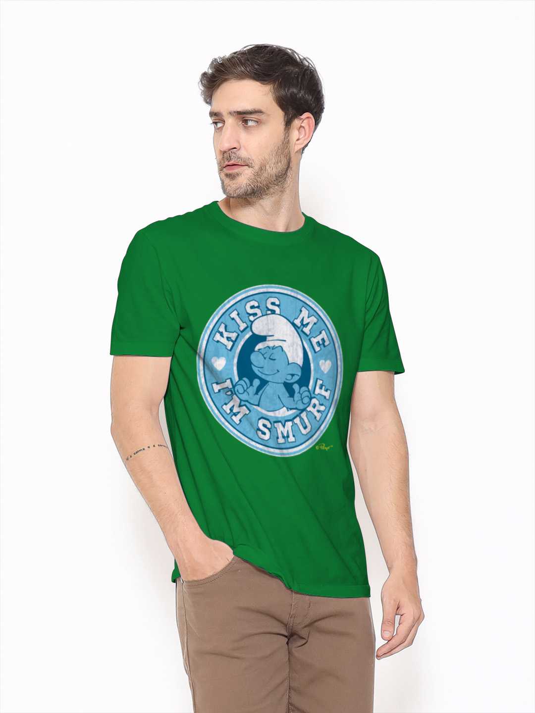 Kiss Me Smurf Unisex Regular Tee