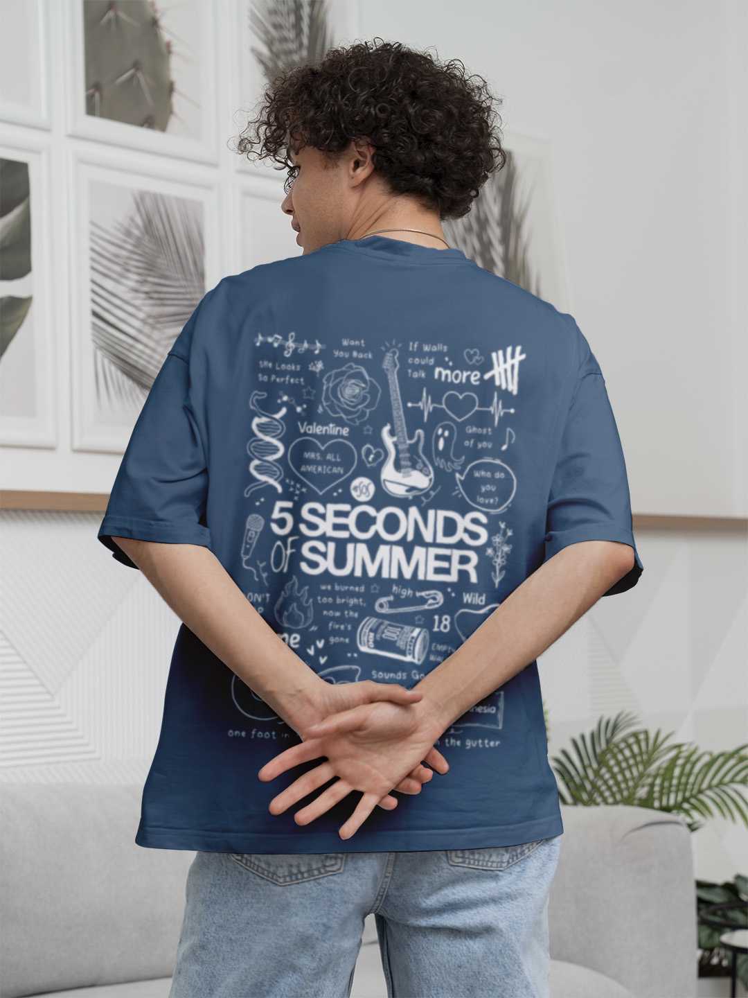5 Seconds of Summer Oversized Unisex Tee