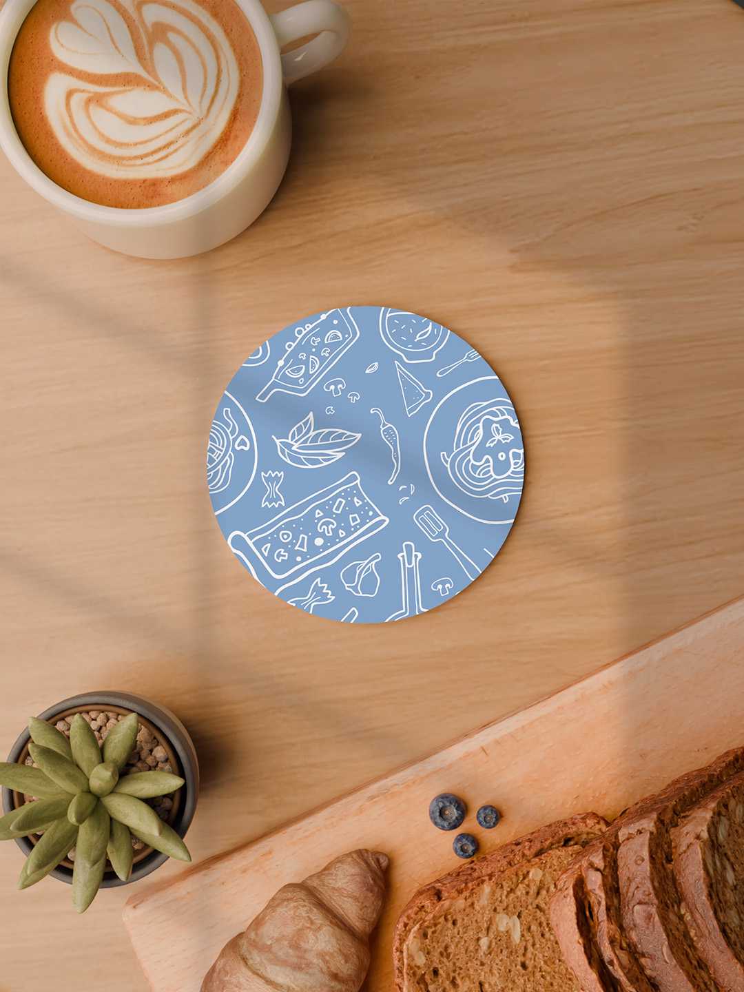 Whimsy Kitchen Graphic Coasters - Pack of 6