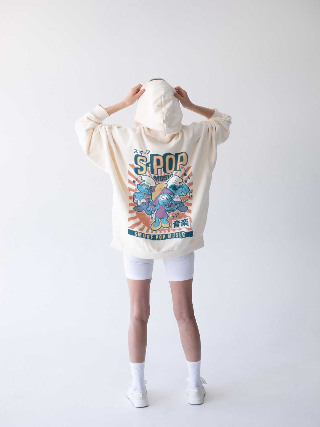 S-POP Smurfs Pullover Hoodie