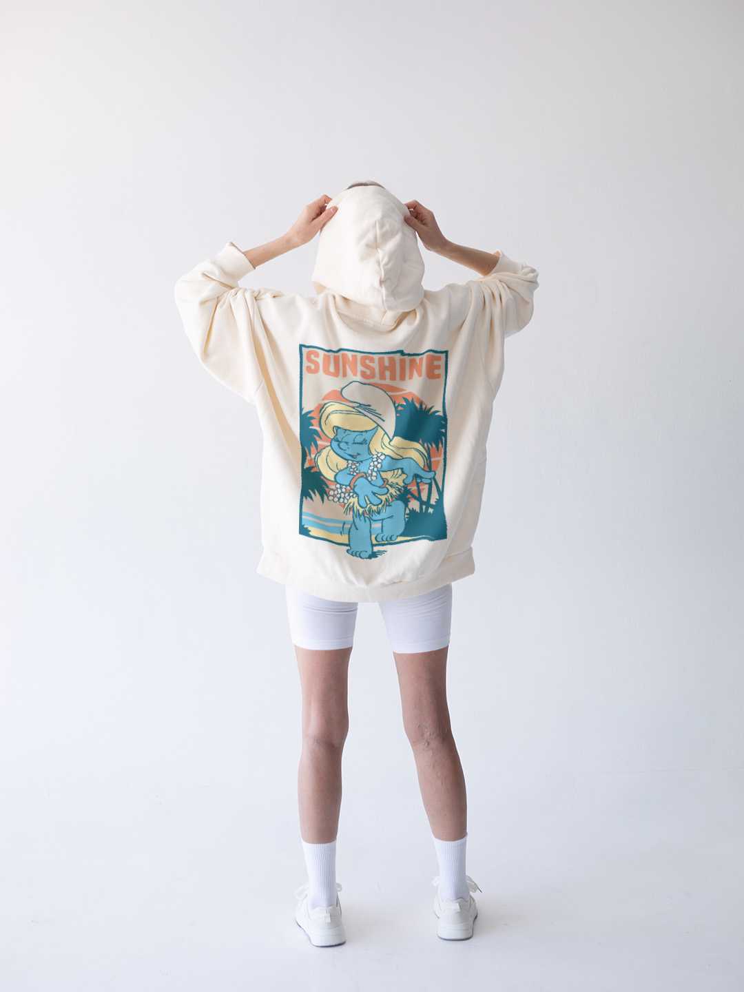 Miss Beach Sunshine - Smurfs Pullover Hoodie