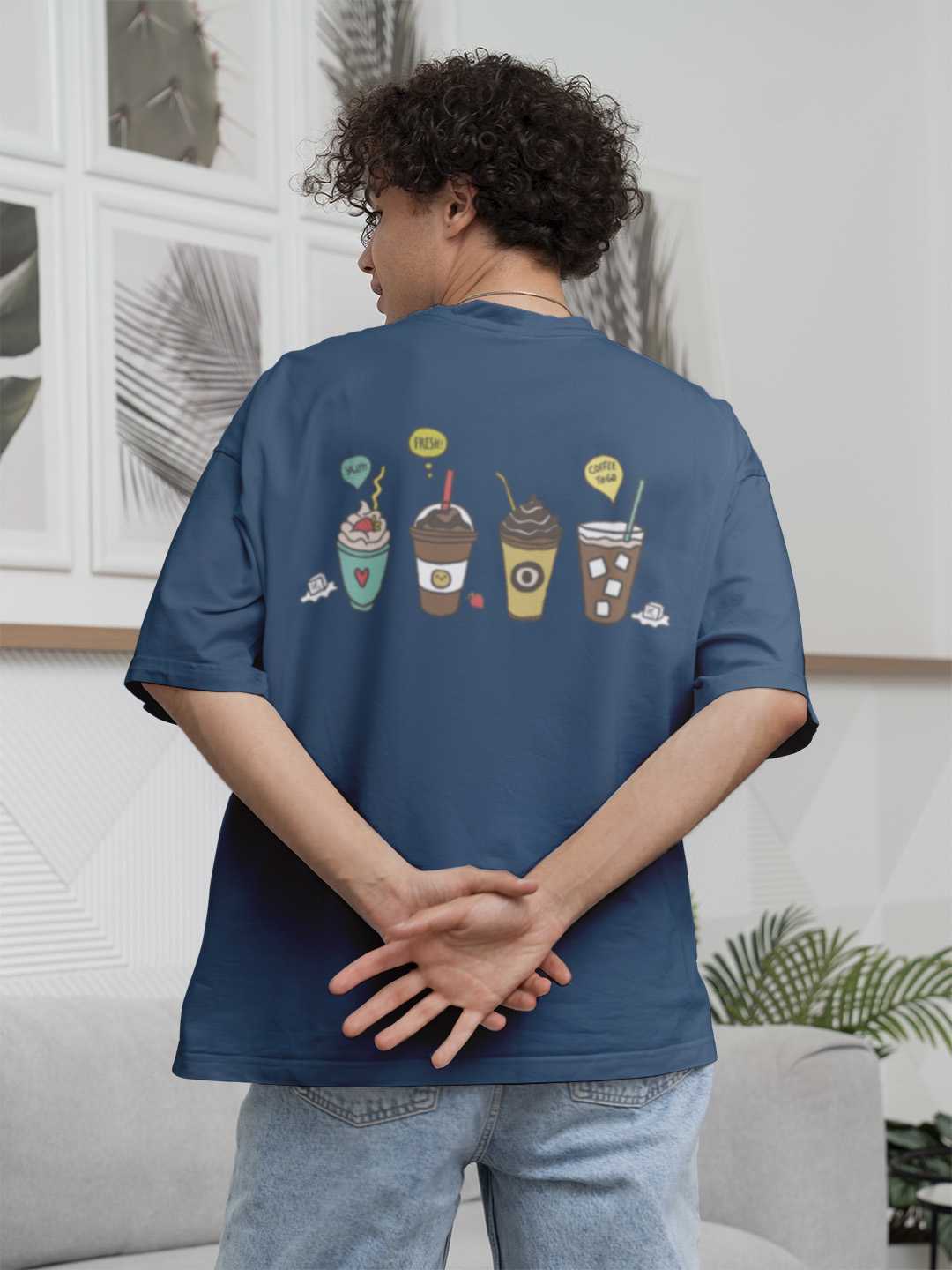 Coffee Helps Oversized Tee