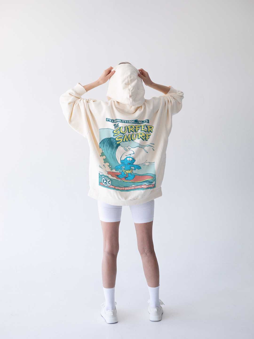 Surfer Smurfs Pullover Hoodie