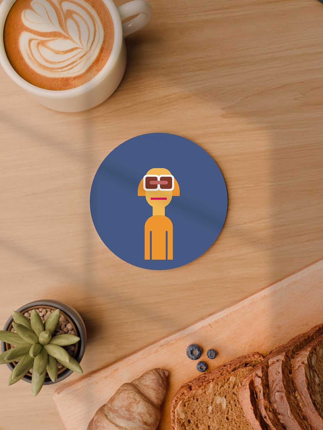 The Chill Peeps Graphic Coasters - Pack of 6