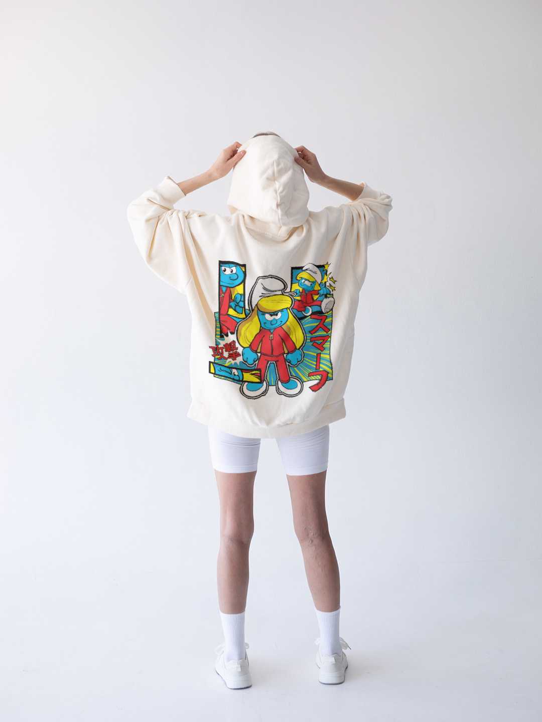 Smurfette Cute Kung Fu - Smurfs Pullover Hoodie