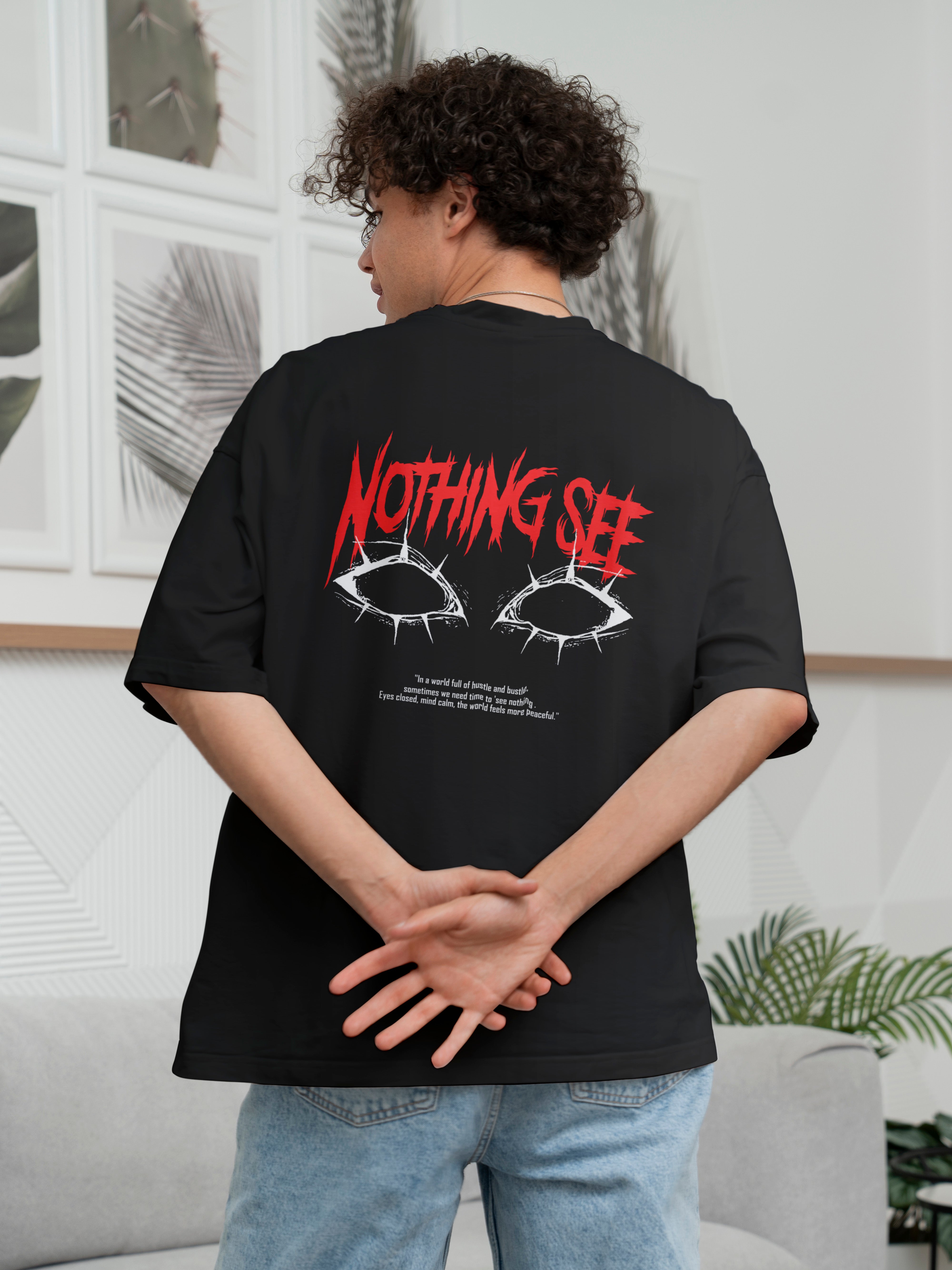 Nothing See Oversized Tee