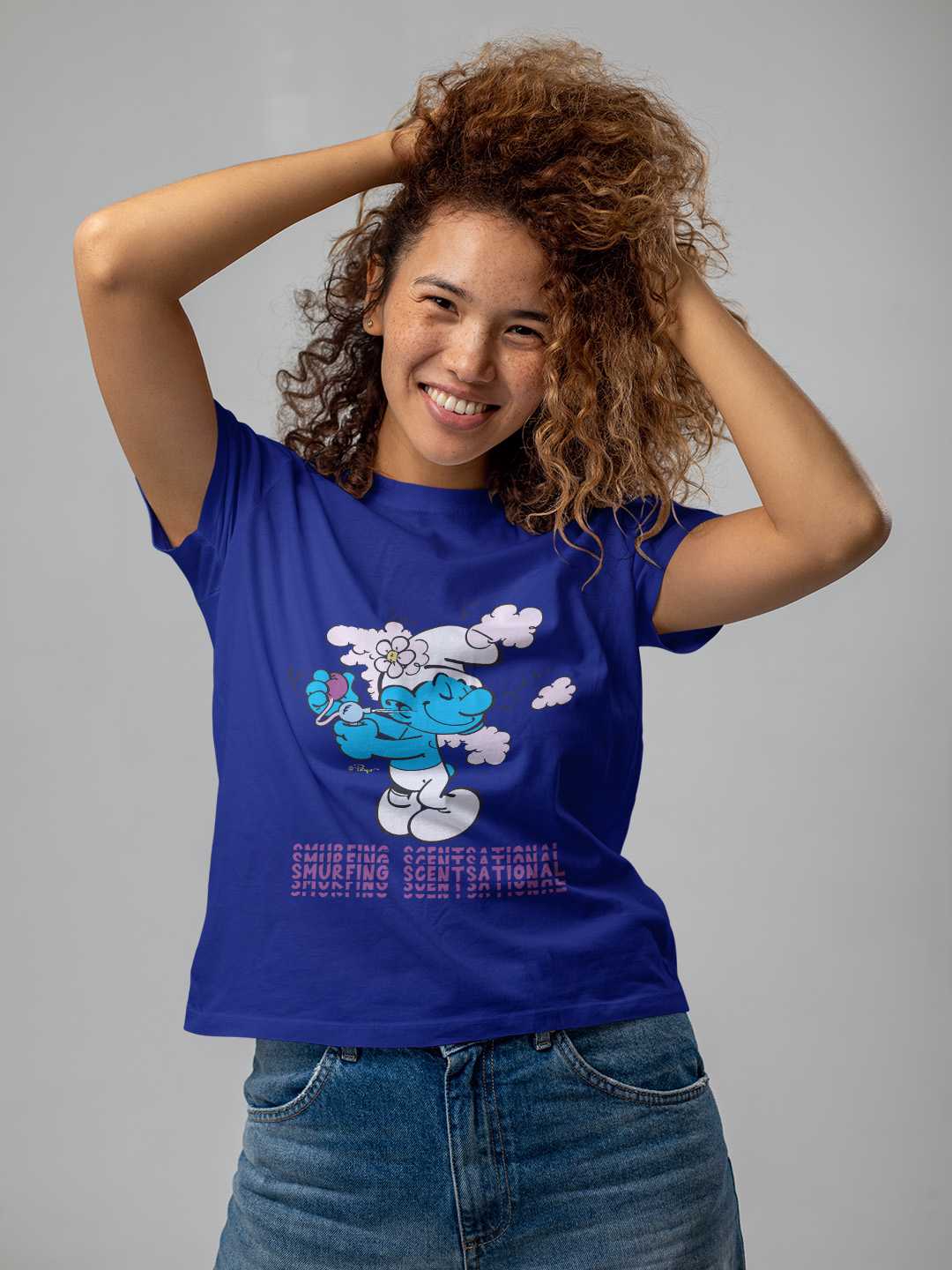 Scentsational Smurfs Regular Graphic Tee