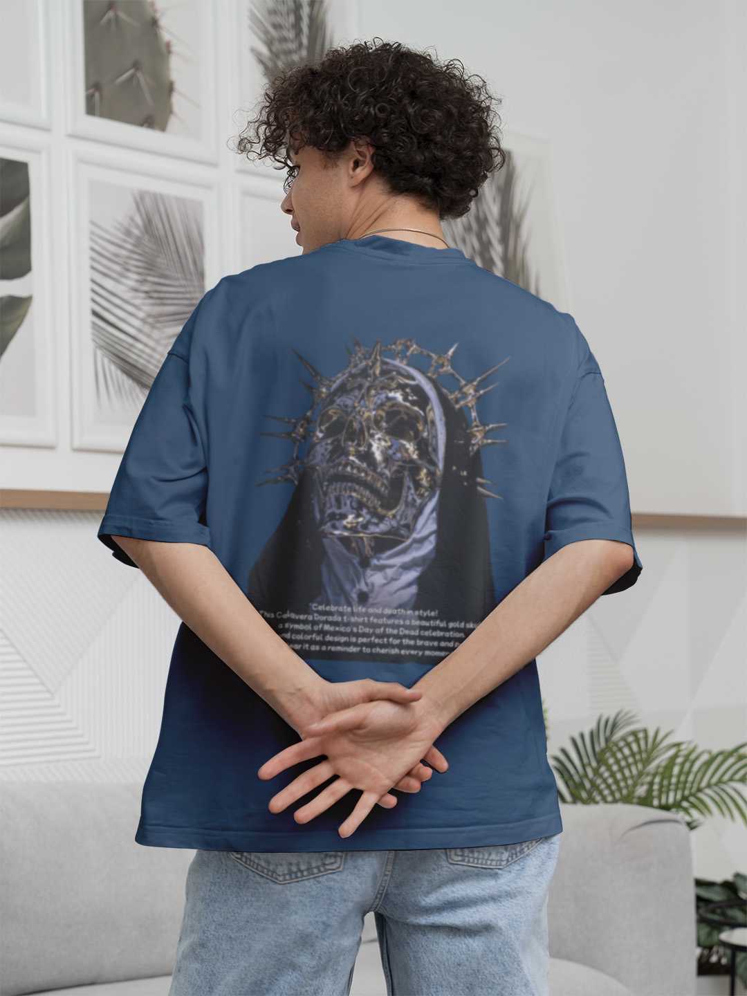 Calavera Dorada Oversized Tee