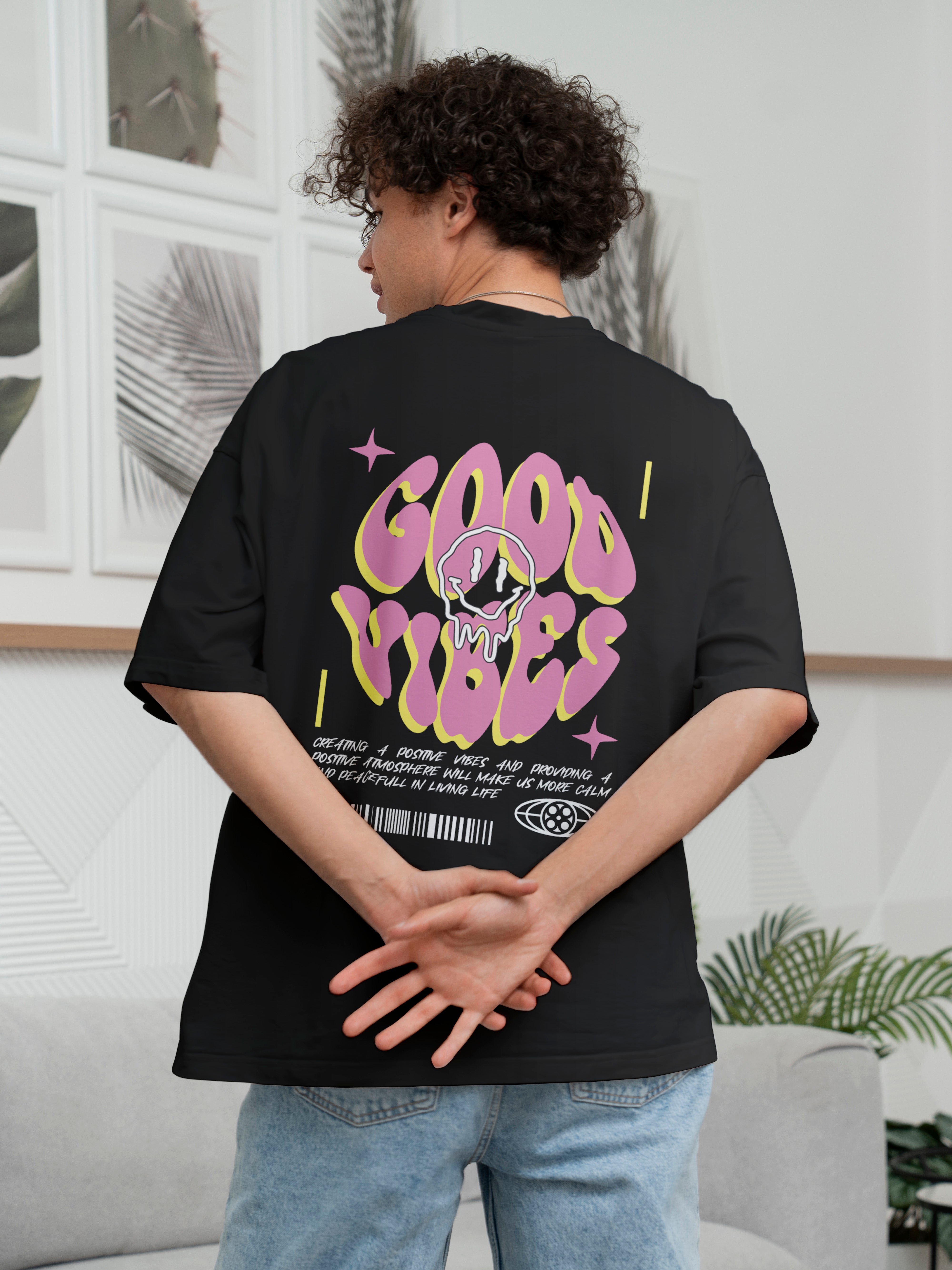 Good Vibes Oversized Tee