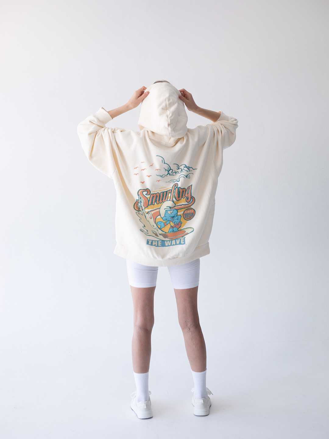 Sea Surf Smurfs Pullover Hoodie