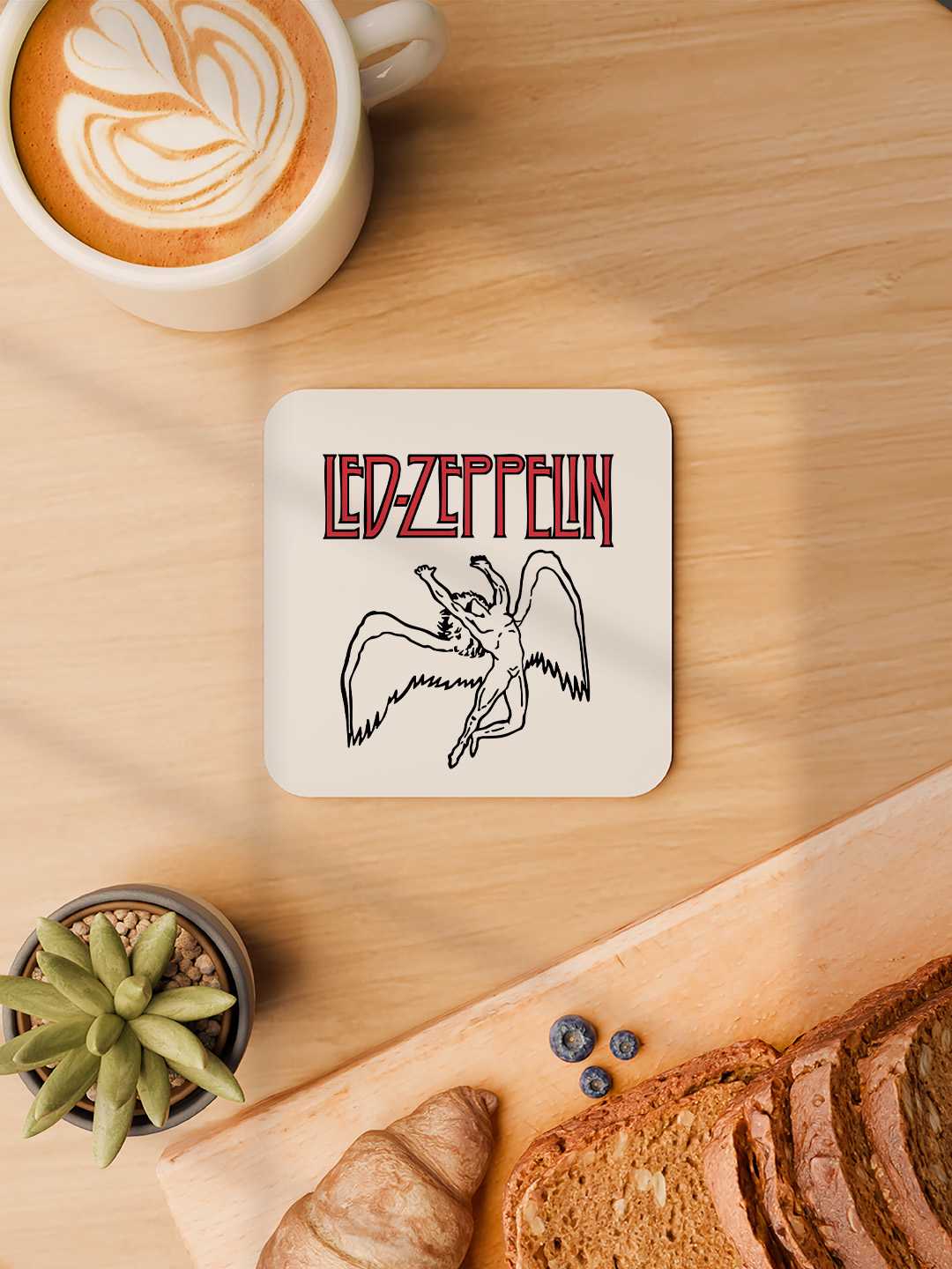 Led Zeppelin Graphic Coasters - Pack of 6