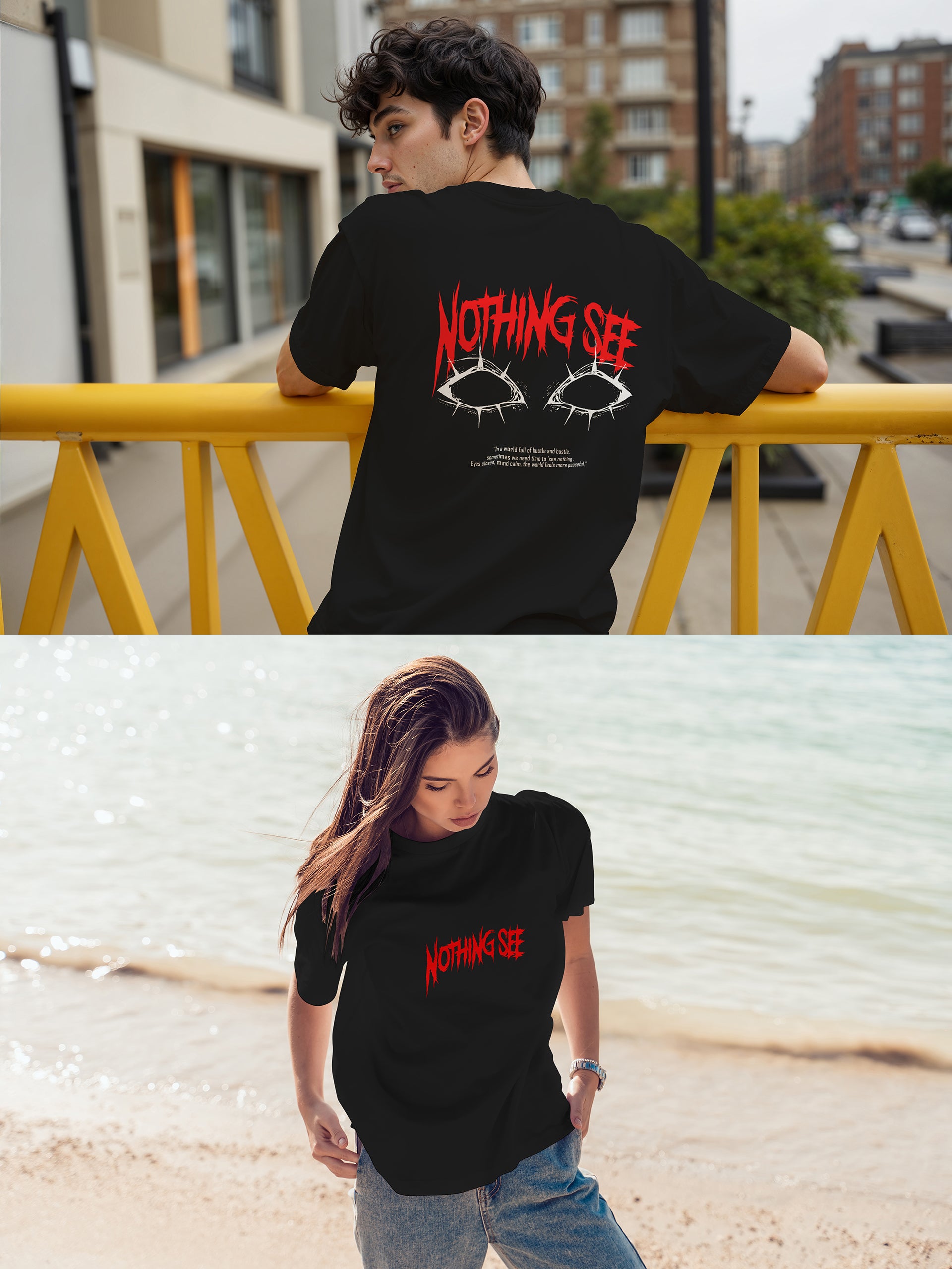 Nothing See Oversized Tee