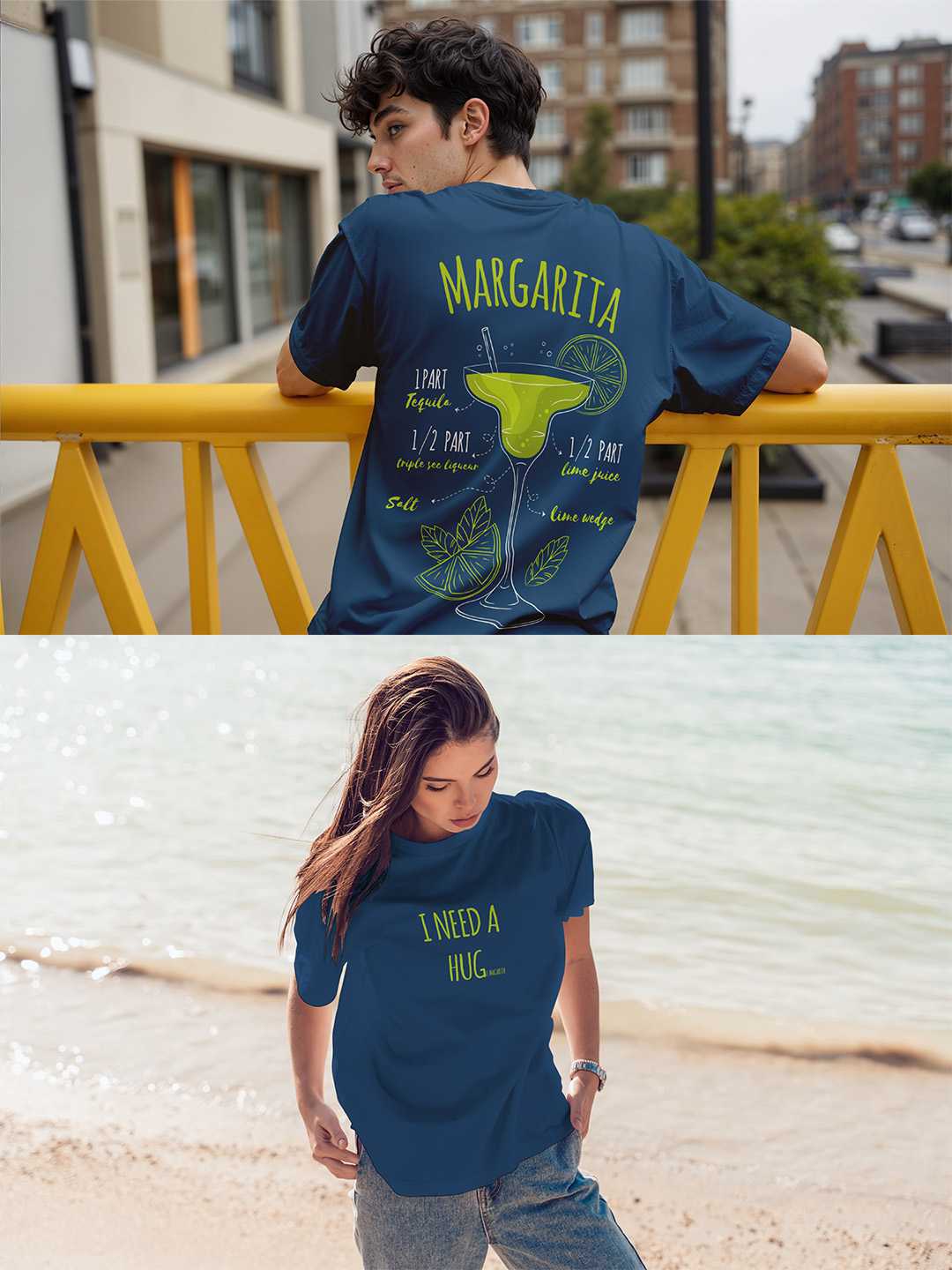 I Need A Huge Margarita Oversized Tee
