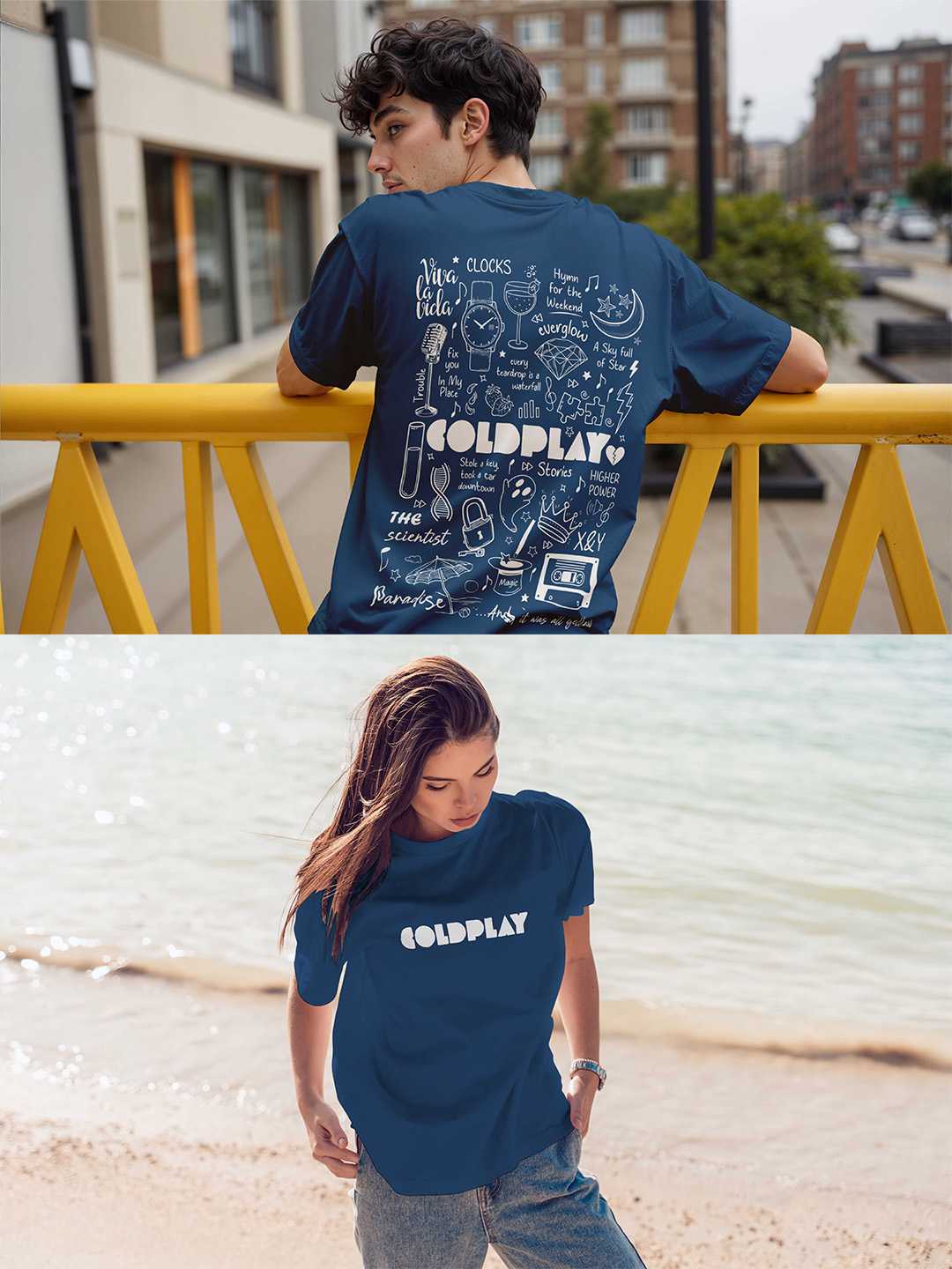 Coldplay Oversized Unisex Tee