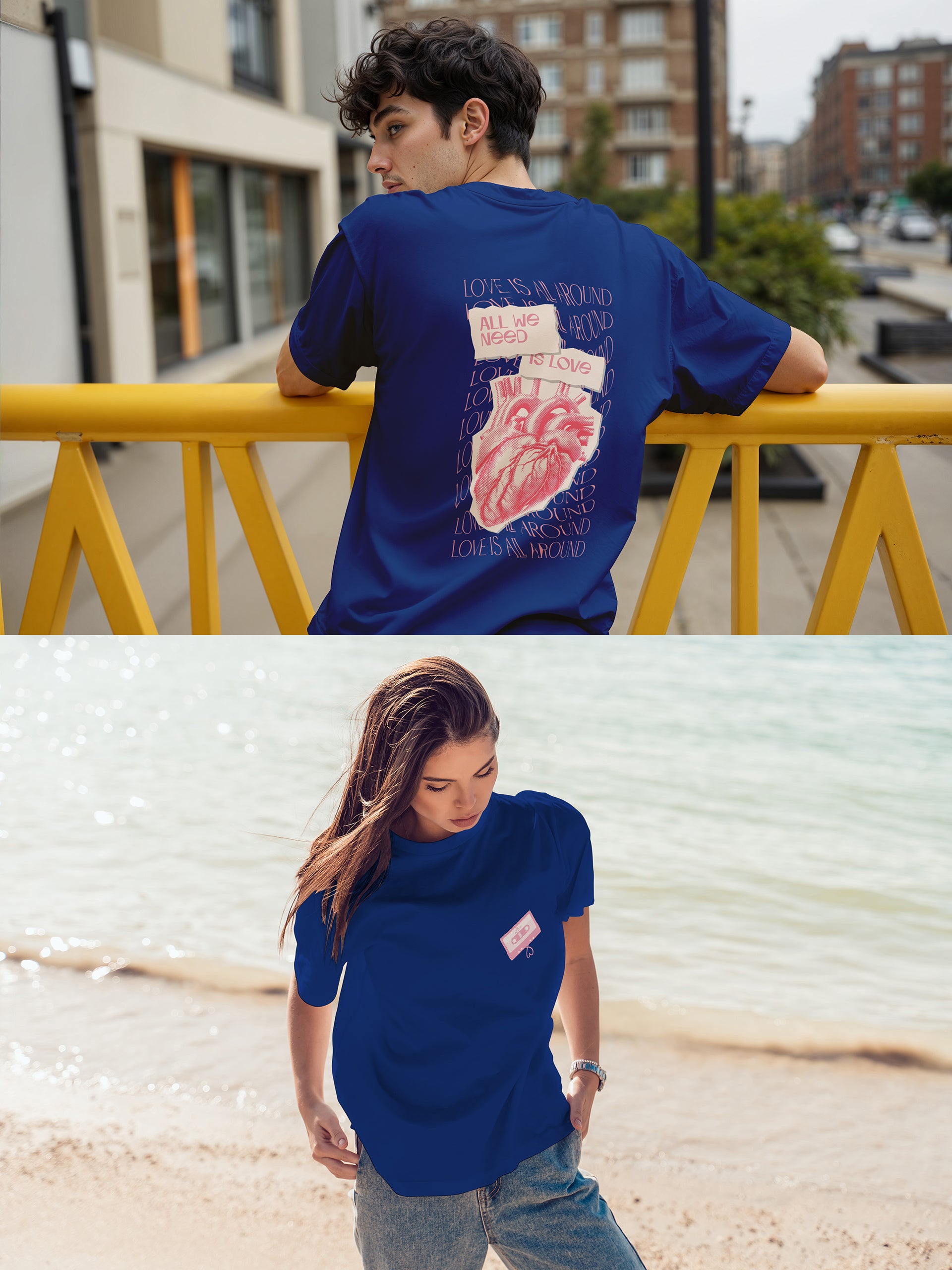 Love is all we need Oversized Tee