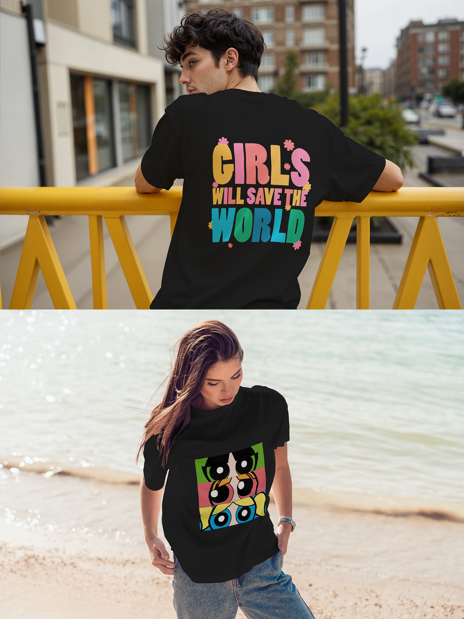 The Powerpuff Girls Oversized Tee