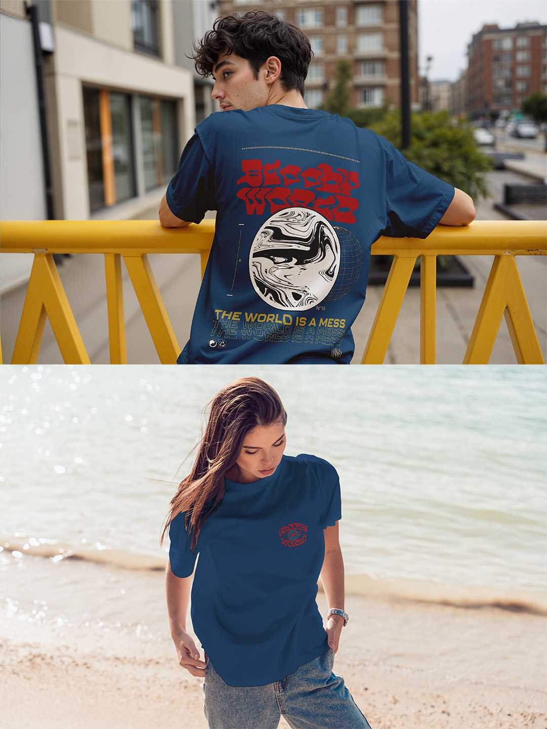 Bloody World Oversized Tee