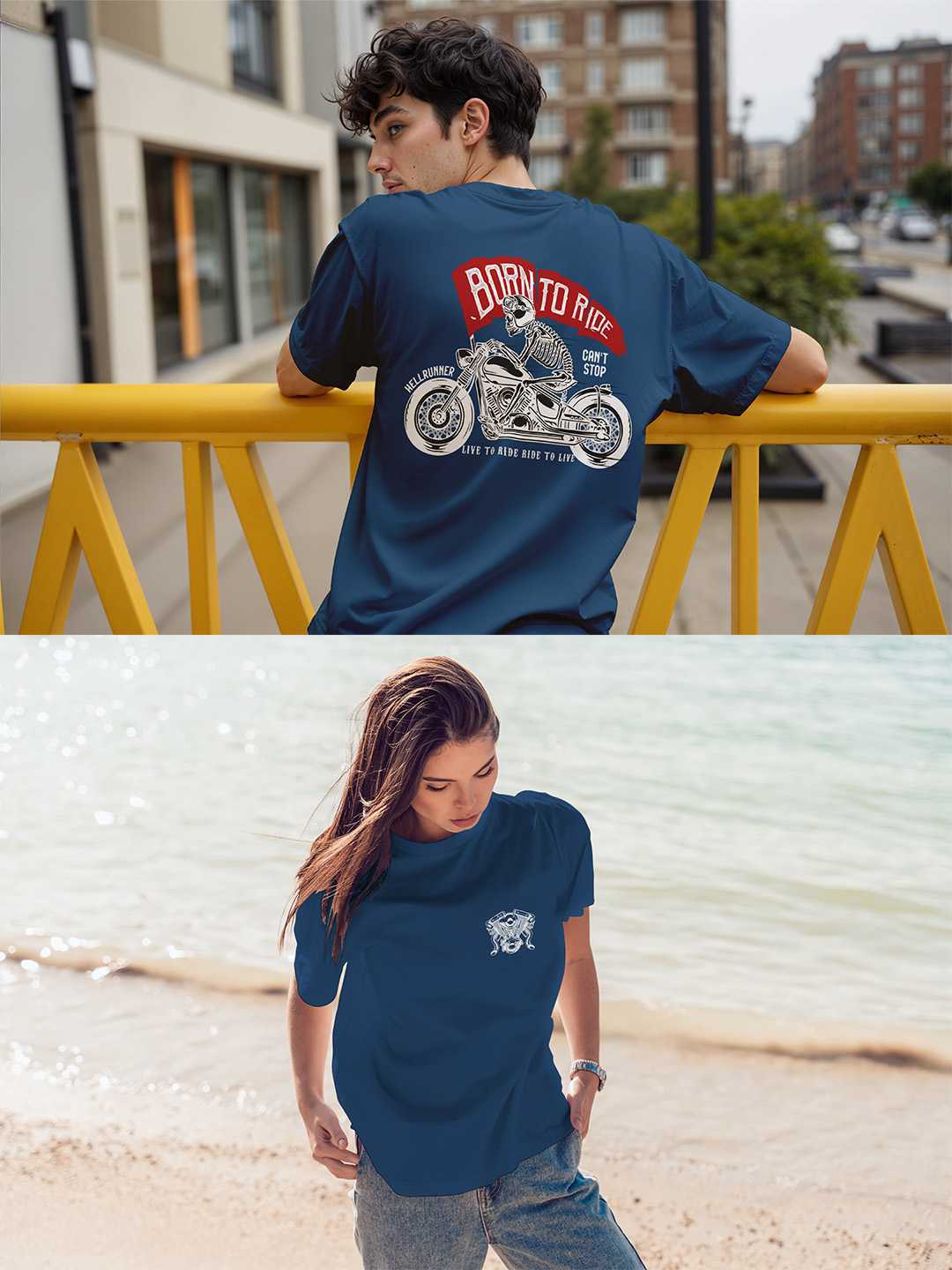 Born to Ride Oversized Tee