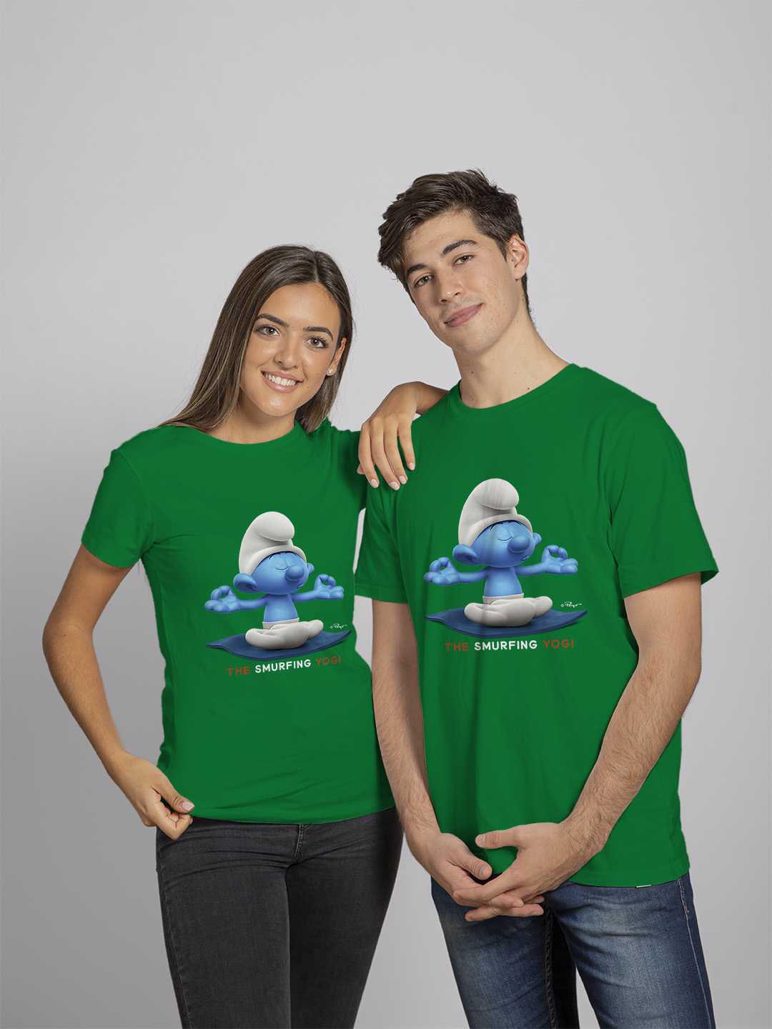 The Yogi Smurf Unisex Regular Tee