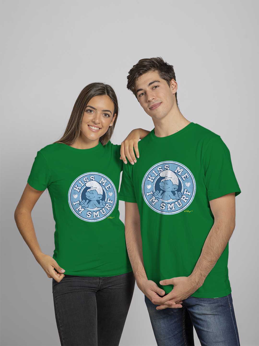 Kiss Me Smurf Unisex Regular Tee