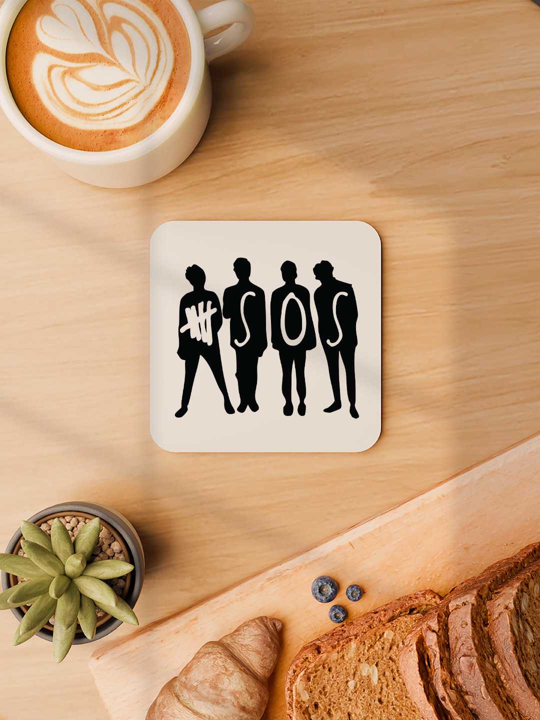 5 Seconds of Summer Graphic Coasters - Pack of 6