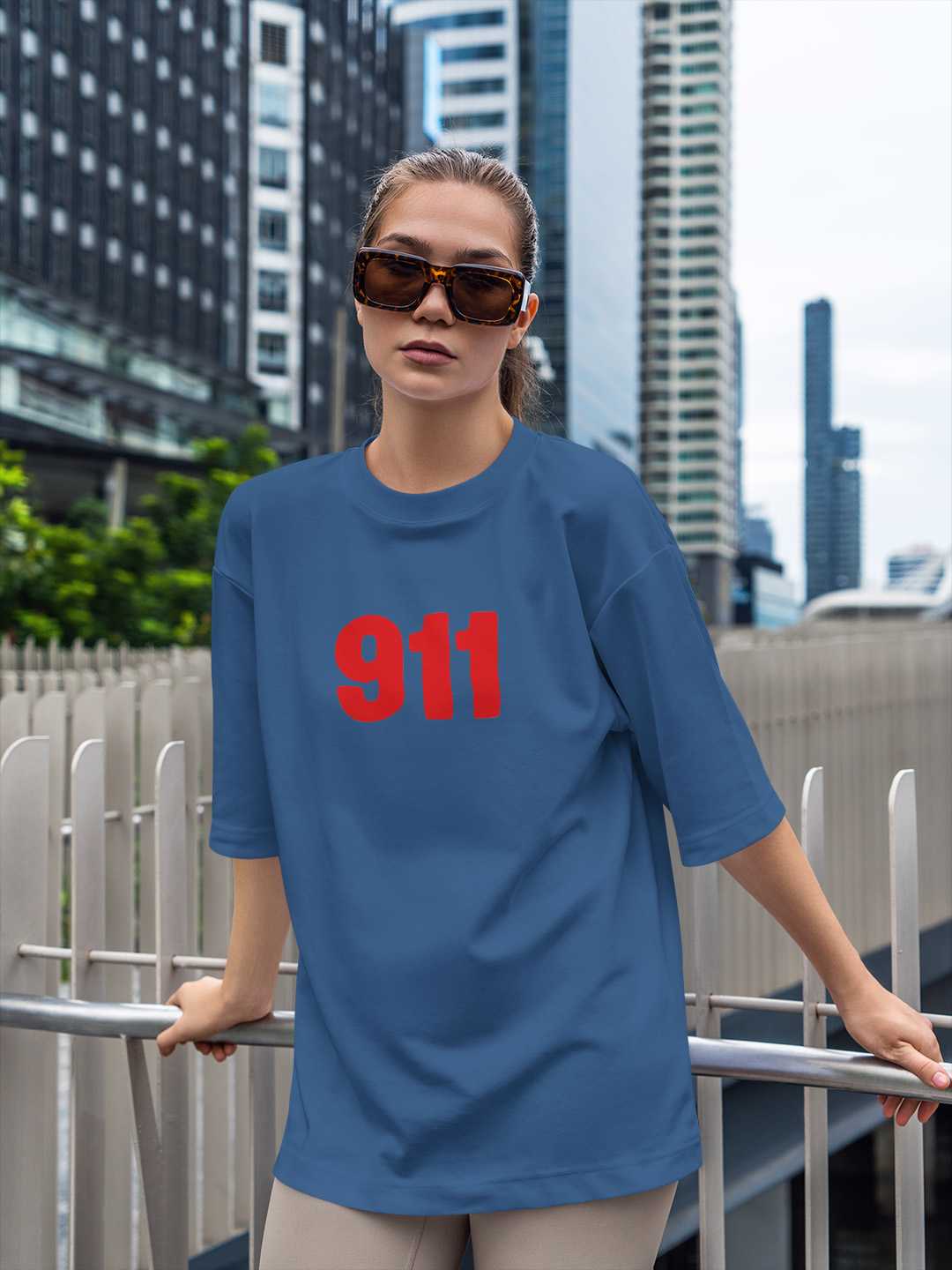 Sports Car 911 Oversized Tee