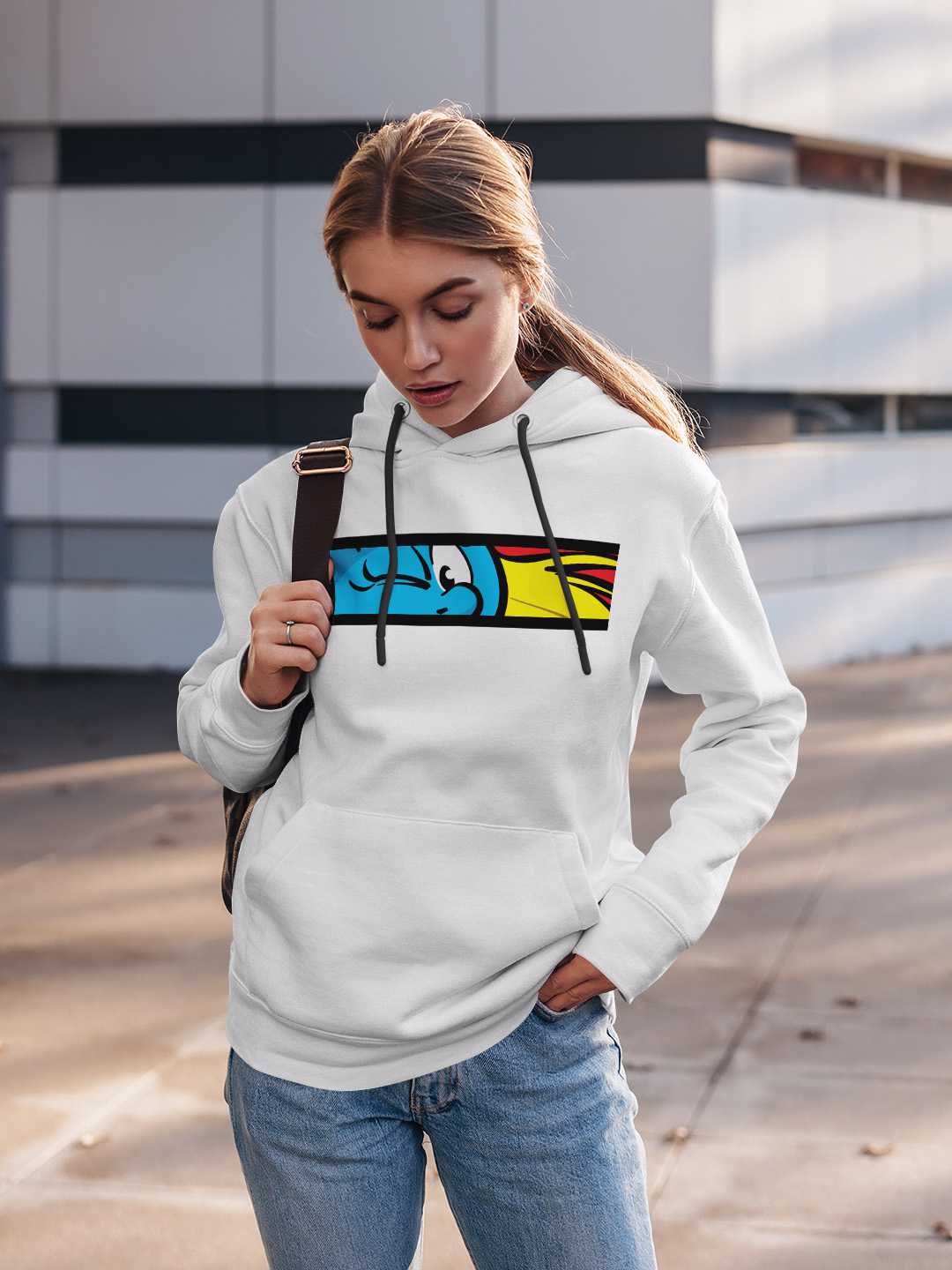 Smurfette Cute Kung Fu - Smurfs Pullover Hoodie