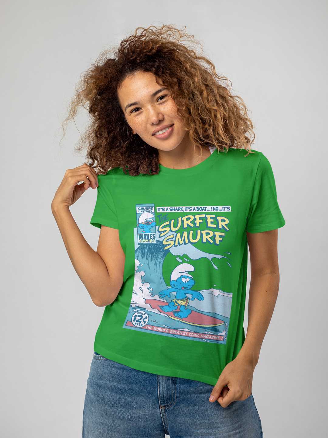 The Surfer Smurf Unisex Regular Tee