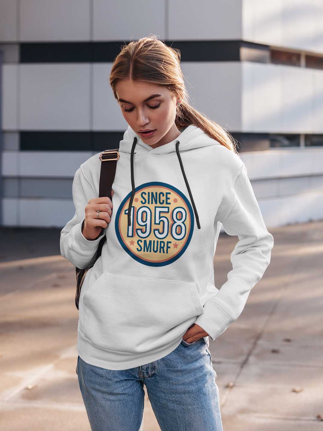 S-POP Smurfs Pullover Hoodie