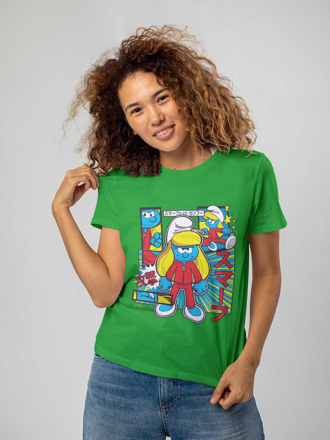 Smurfette Cute Kung Fu Unisex Regular Tee
