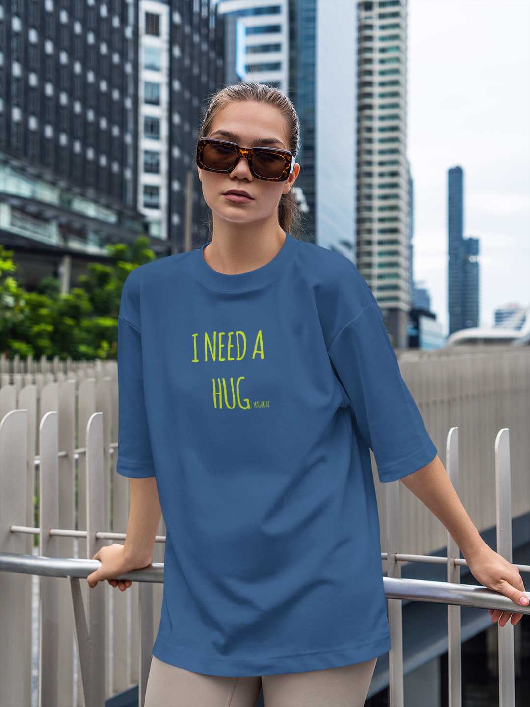 I Need A Huge Margarita Oversized Tee
