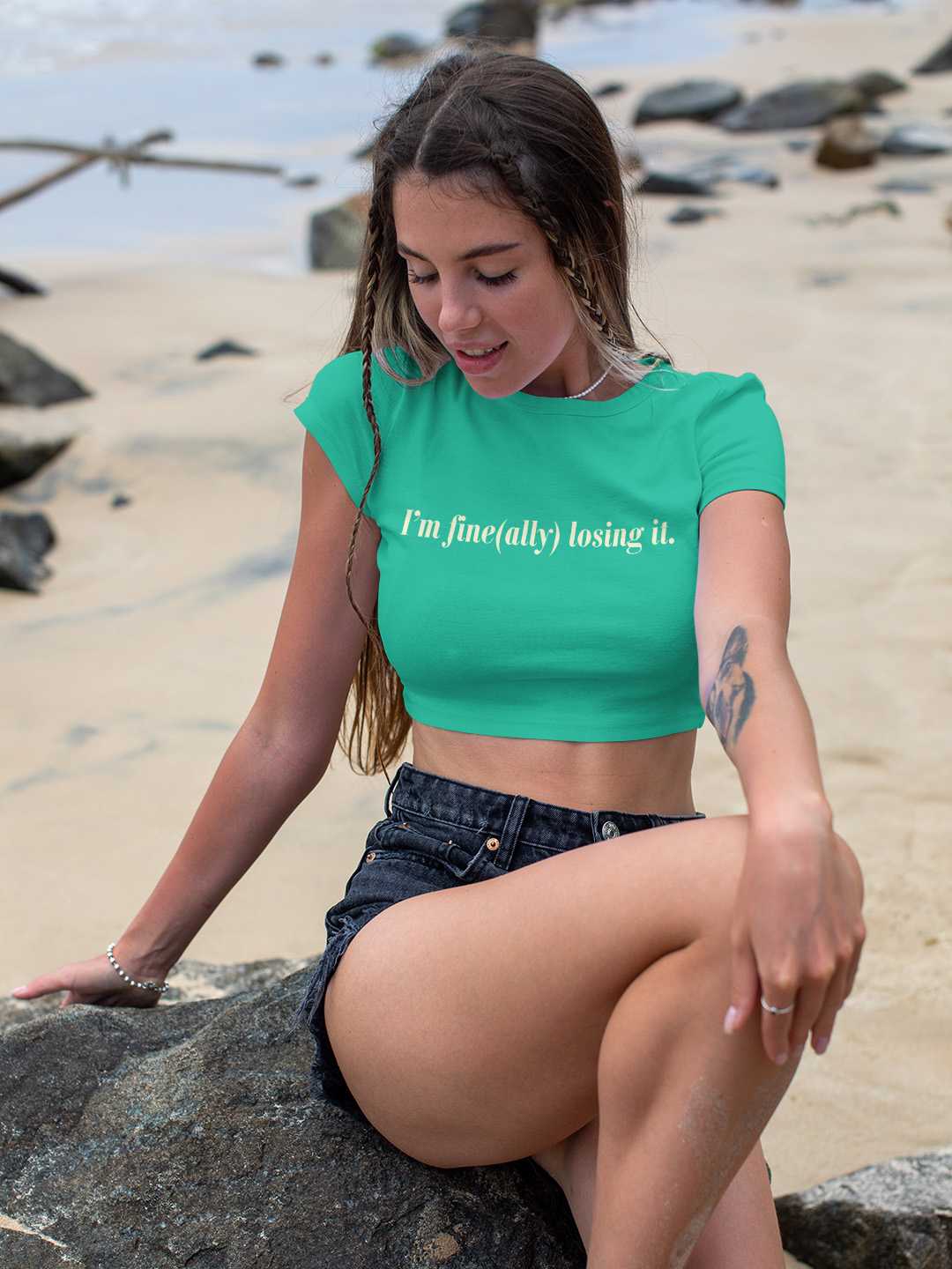 Finally Loving It Graphic Baby Tee