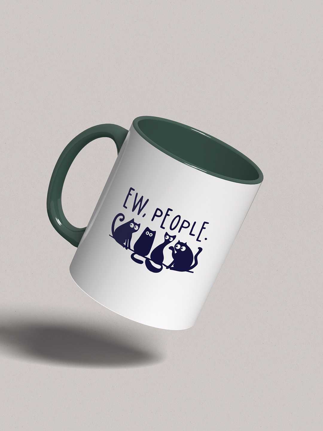 Ew People Graphic Printed Ceramic Mug
