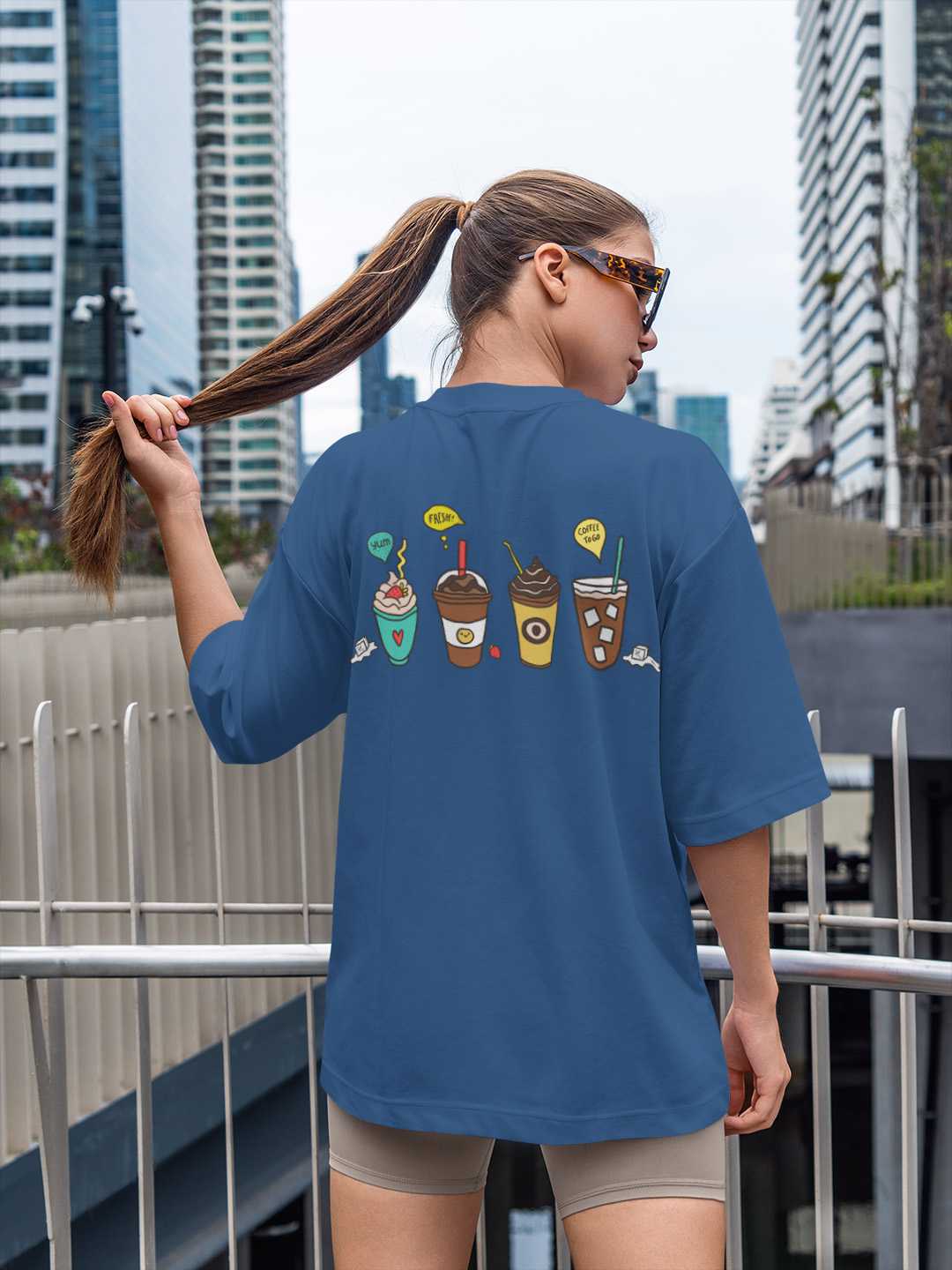 Coffee Helps Oversized Tee