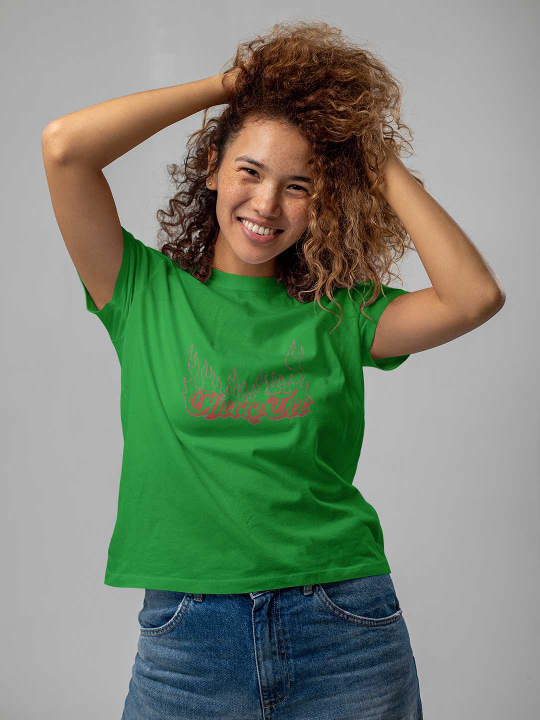 Flame Cherry Graphic Tee