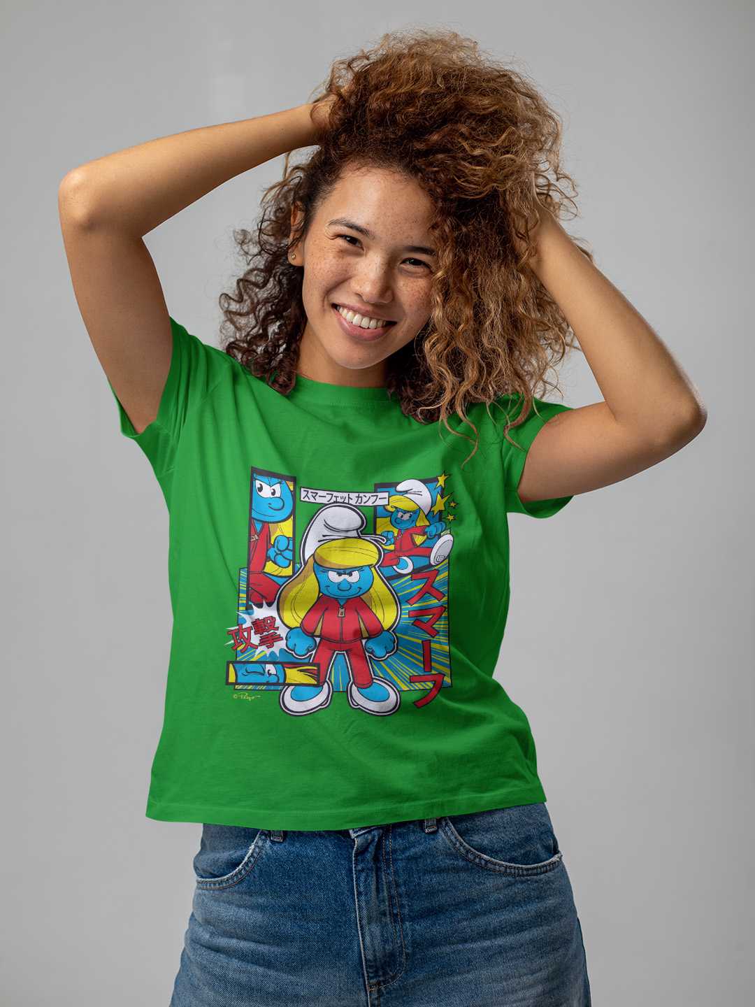 Smurfette Cute Kung Fu Unisex Regular Tee