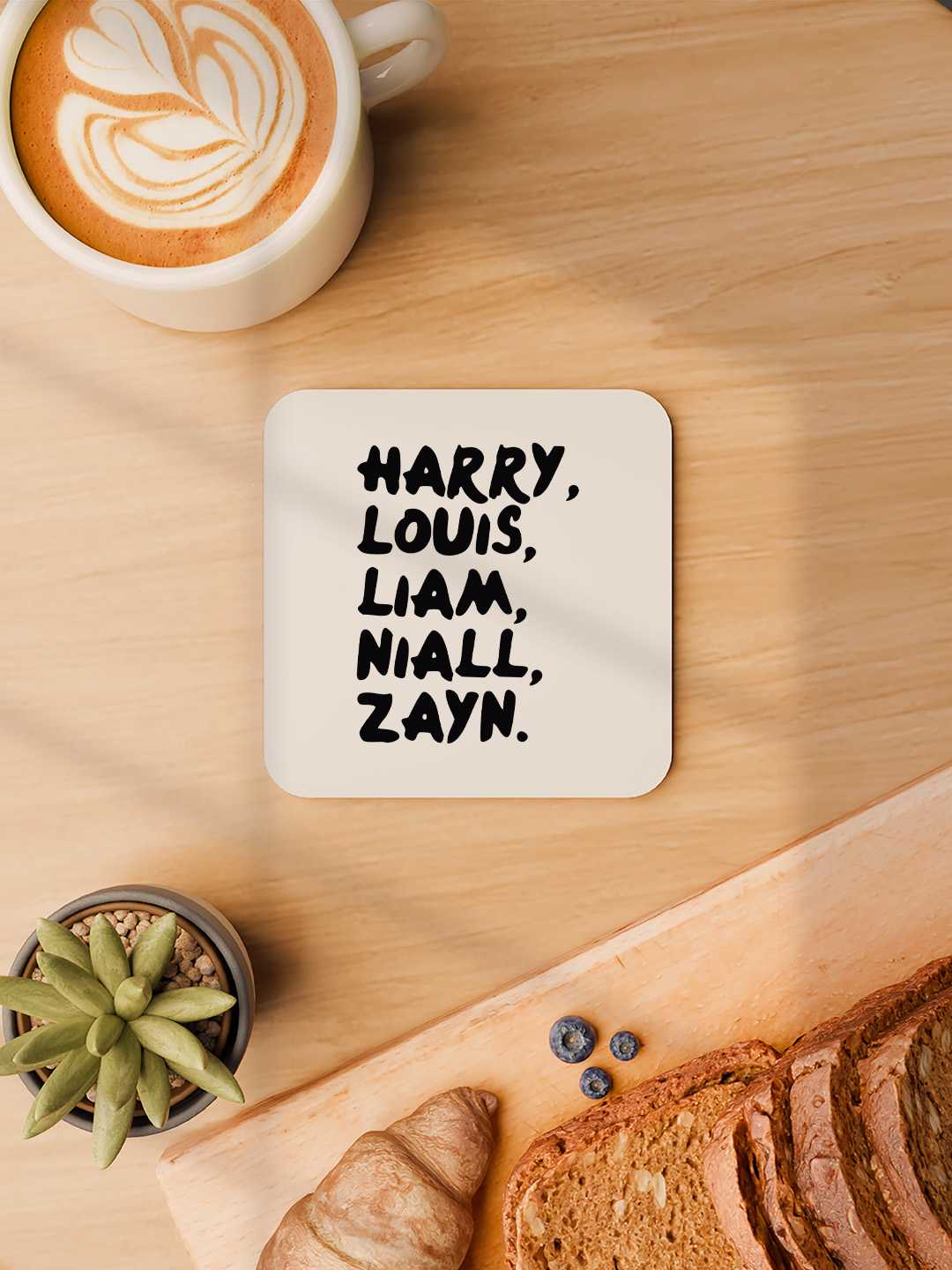 One Direction Graphic Coasters - Pack of 6