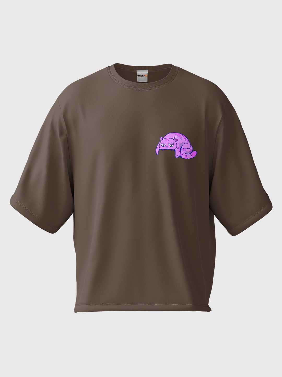 Cat Skull Oversized Tee