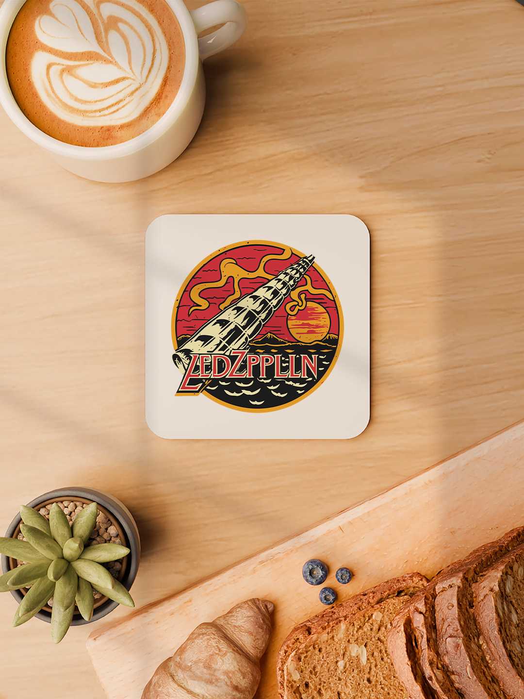 Led Zeppelin Graphic Coasters - Pack of 6