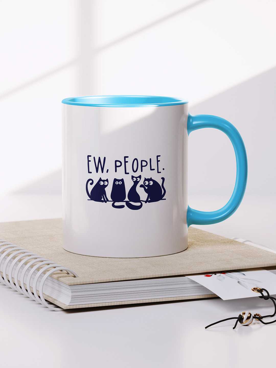 Ew People Graphic Printed Ceramic Mug