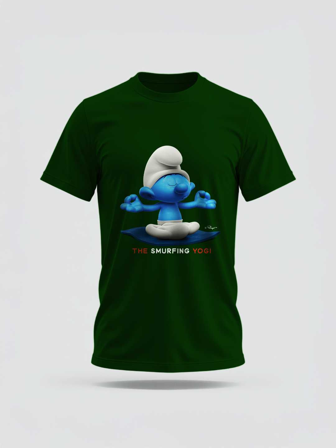 The Smurfing Yogi Regular Graphic Tee