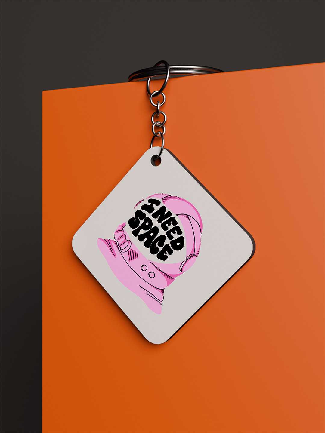 I need space Graphic Keychain