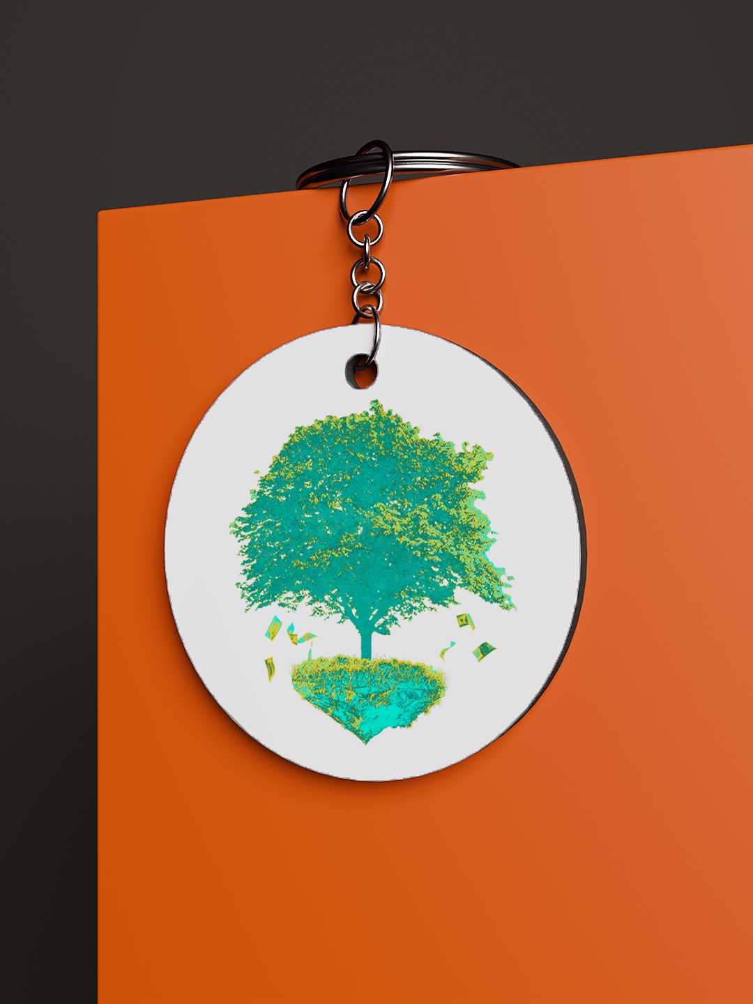 Money Trees Graphic Keychain