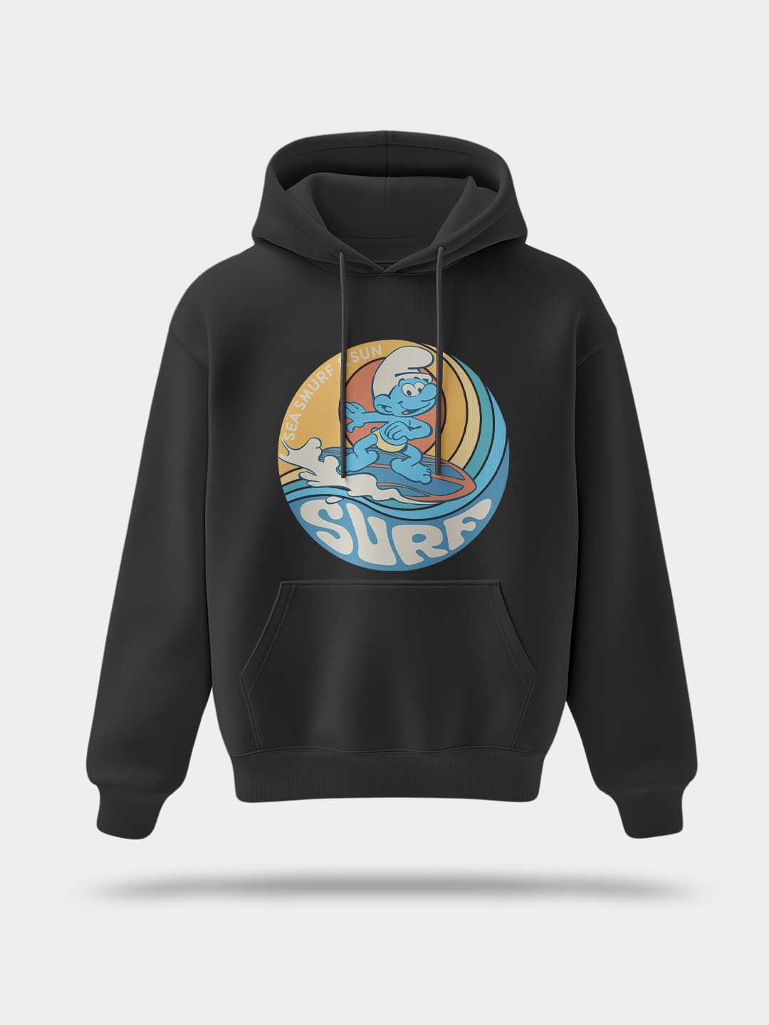 Sea Surf Smurfs Pullover Hoodie