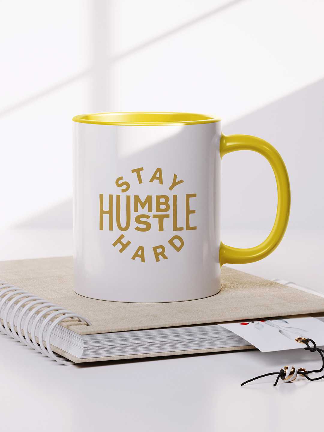 STAY HUMBLE Graphic Printed Ceramic Mug